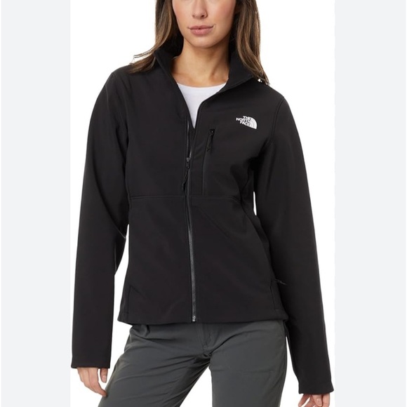 The North Face Apex Soft Shell Women’s Black Jacket Size L - Picture 2 of 10